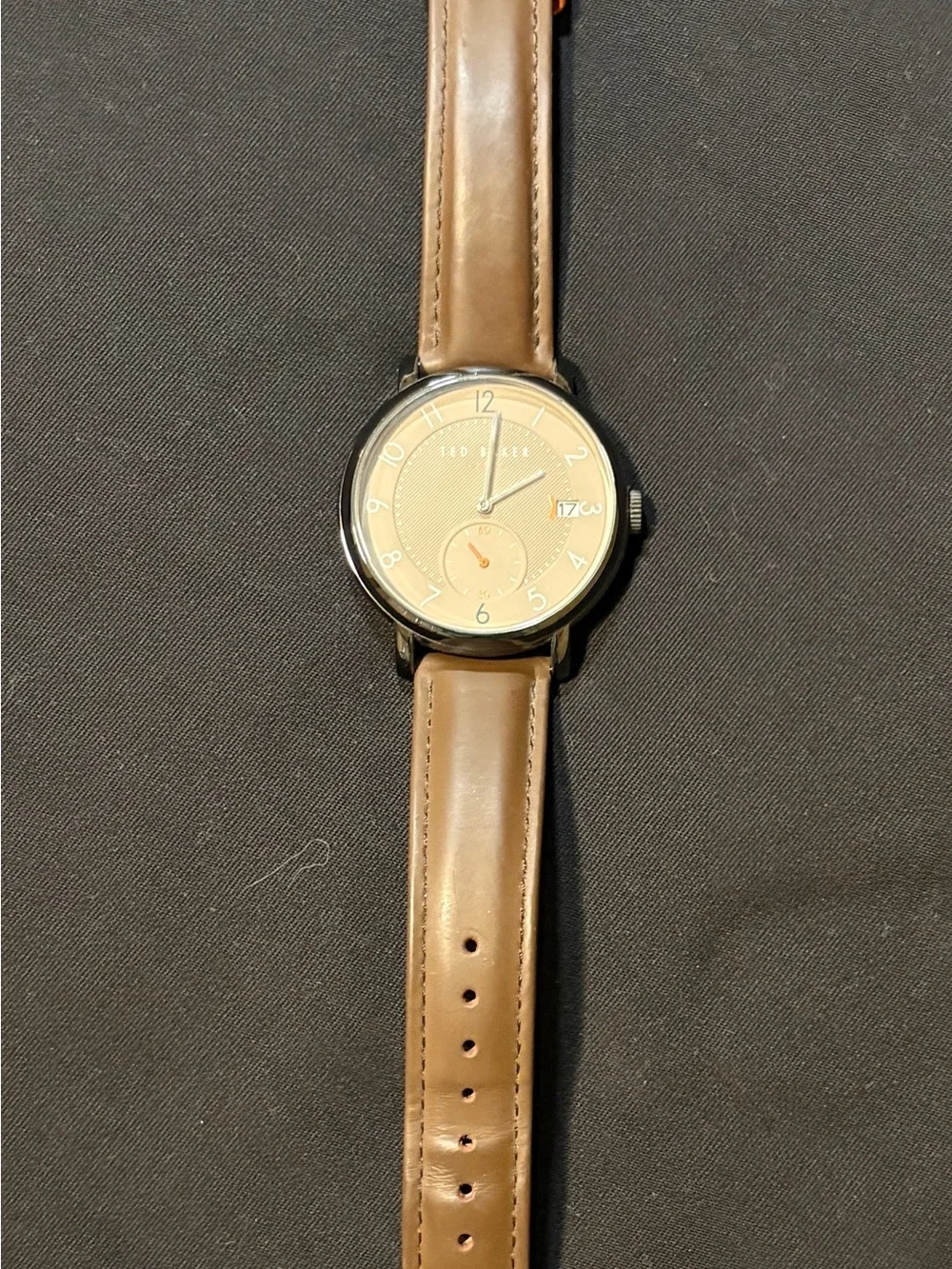 Ted Baker Brown Dial Brown Leather Strap Men's Watch